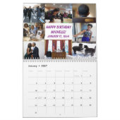 Mural Barack et Michelle 2017 - calendrier (Jan 2027)