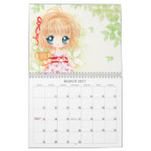 Mural Beau calendrier 2013 de filles d'anime (Mar 2027)