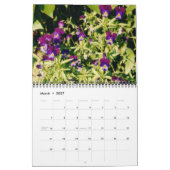 Mural Beau Calendrier des fleurs (Mar 2027)
