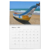 Mural Beau calendrier des photographies de scène de (Feb 2027)