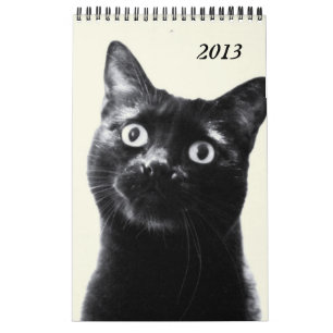 Mural beaux animaux - calendrier (d'une seule page)