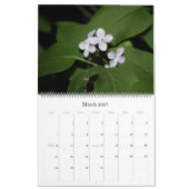Mural Beaux lilas calendrier de 12 mois (Mar 2027)