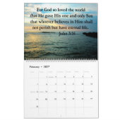 MURAL BELLE BIBLE ET SCRIPTURE CITE CALENDRIER (Feb 2027)