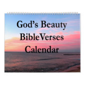MURAL BELLE BIBLE ET SCRIPTURE CITE CALENDRIER (Protection)