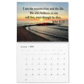 MURAL BELLE BIBLE ET SCRIPTURE CITE CALENDRIER (Jan 2027)