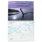 Mural Belles images avec le calendrier d'affirmations (Feb 2027)