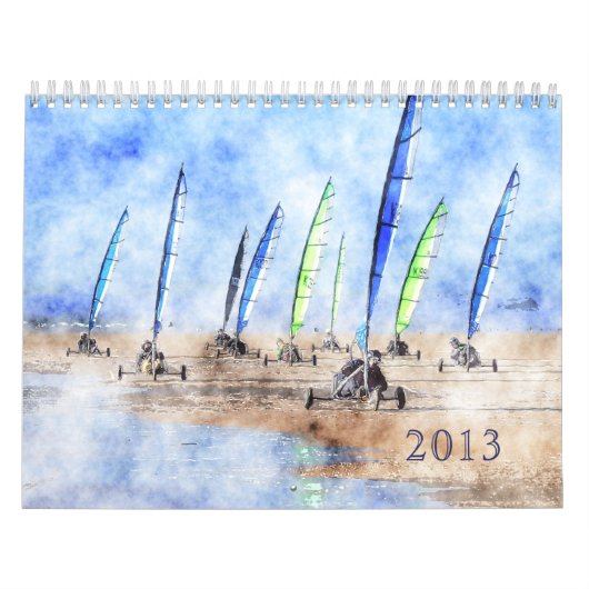 Mural Blokart emballant le calendrier 2013 (Protection)