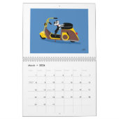 Mural Boogie sur le *reprinted* de calendrier des (Mar 2026)