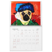 Mural Calendrier $19,95 de PugArt (Feb 2027)