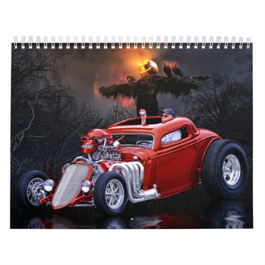 Mural Calendrier 1 de hot rod (Protection)