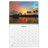 Mural calendrier 2009 de coucher du soleil (Mar 2027)