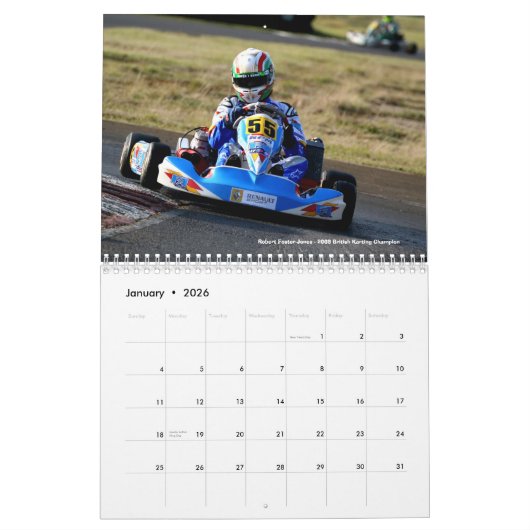 Mural Calendrier 2010 de Karting par Karting1.co.uk (Jan 2026)