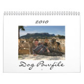 Mural Calendrier 2010 de Pawfile de chien (Protection)