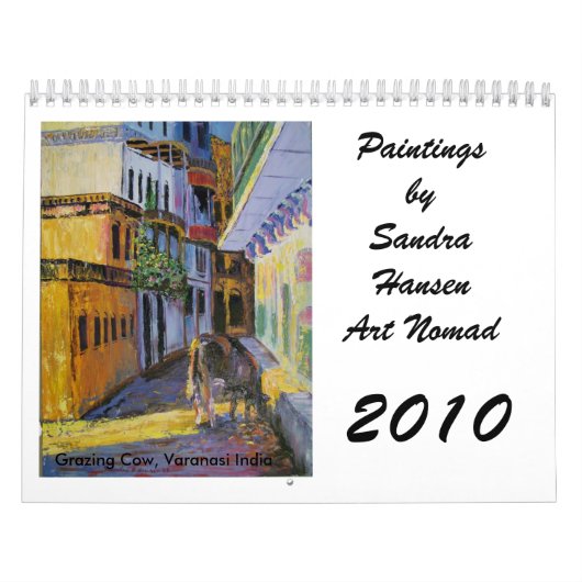 Mural Calendrier 2010 de paysage par Sandra Hansen (Protection)