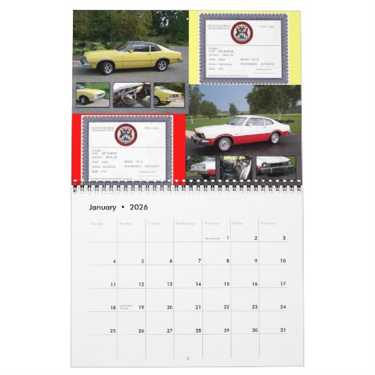 Mural calendrier 2010 des Mavericks et des comètes de Bl (Jan 2026)