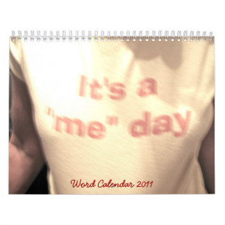 Mural Calendrier 2011 de mot