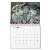 Mural Calendrier 2011 de rat par Kathy Clemente (Mar 2027)