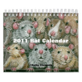 Mural Calendrier 2011 de rat par Kathy Clemente (Protection)