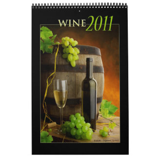 Mural Calendrier 2011 de vin