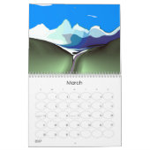 Mural Calendrier 2011 frais de paysages d'Edition (Mar 2027)