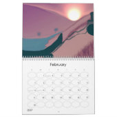Mural Calendrier 2011 frais de paysages d'Edition (Feb 2027)