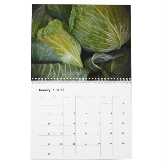Mural Calendrier 2011 - légume et fruit (Jan 2027)