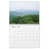Mural Calendrier 2011 : Tranquille Blue Ridge Mountains (Feb 2027)