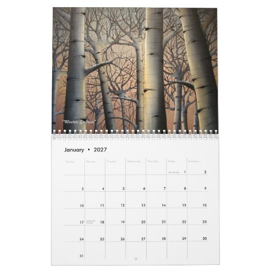 Mural Calendrier 2012 (Jan 2027)