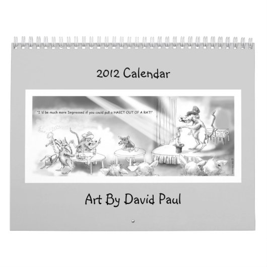 Mural Calendrier 2012 avec blagues Hilarious (Protection)