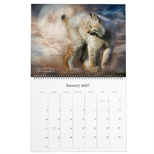Mural Calendrier 2012 d'art de Cat Power (Jan 2027)