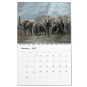 Mural Calendrier 2012 d'art de l'Afrique (Feb 2027)