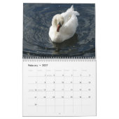 Mural Calendrier 2012 de cygne (Feb 2027)