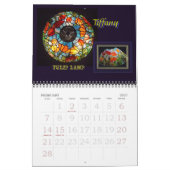 Mural Calendrier 2012 de lampes en verre souillé de (Feb 2027)