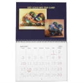 Mural Calendrier 2012 de lampes en verre souillé de (Jan 2027)