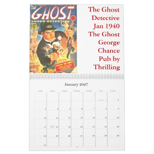 Mural Calendrier 2012 de pulpe de héros (Jan 2027)