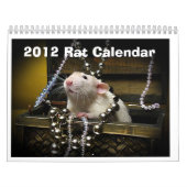 Mural calendrier 2012 de rat (Protection)