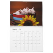 Mural calendrier 2012 de rat (Feb 2027)
