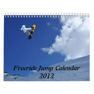 Mural Calendrier 2012 de saut de Freeride