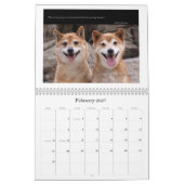 Mural Calendrier 2012 de Shiba Inu (Feb 2027)