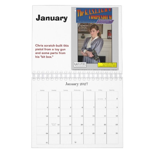 Mural Calendrier 2012 GASLIGHT (Jan 2027)