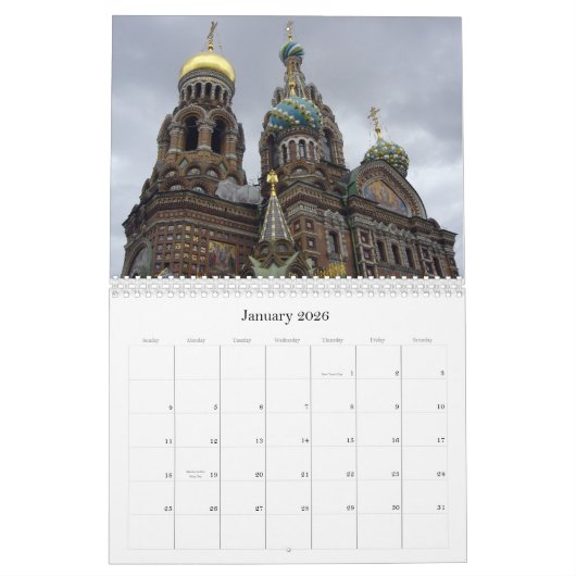 Mural Calendrier 2012 : Inspiration autour du monde (Jan 2026)