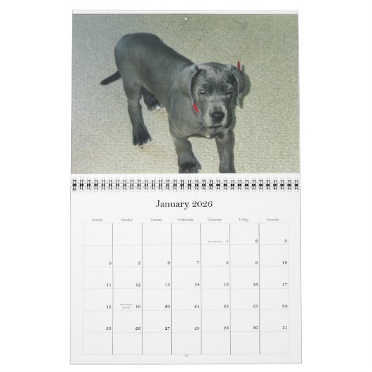 Mural Calendrier 2012 van SundayStyle Edition (Jan 2026)