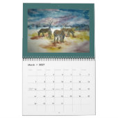 MURAL CALENDRIER 2013 - ART D'AQUARELLE D'ALAN GOLDBARG (Mar 2027)