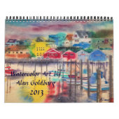 MURAL CALENDRIER 2013 - ART D'AQUARELLE D'ALAN GOLDBARG (Protection)