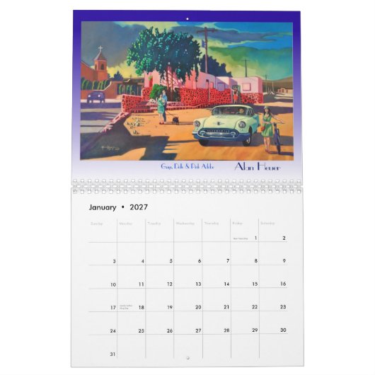 Mural Calendrier 2013 COLLECTABLE ! Camions vintages et (Jan 2027)