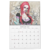 Mural calendrier 2013 d'art (Feb 2027)