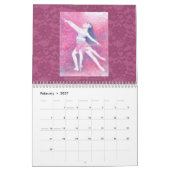 Mural Calendrier 2013 d'art de ballet (Feb 2027)