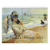 Mural Calendrier 2013 d'art de femmes de Monets (Protection)