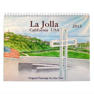 MURAL CALENDRIER 2013 DE LA JOLLA, LA CALIFORNIE