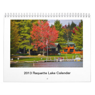 Mural Calendrier 2013 de lac Raquette